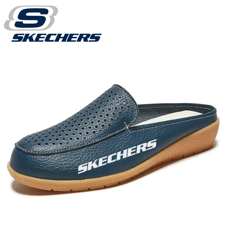 Skechers® női nyitott orrú légáteresztő szandálok