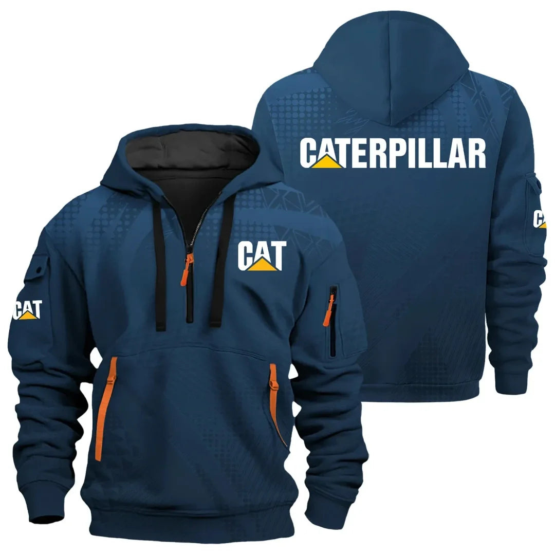 Új férfi GORE-TEX kapucnis pulóver a CAT-től – meleg, vízálló, kültéri, praktikus