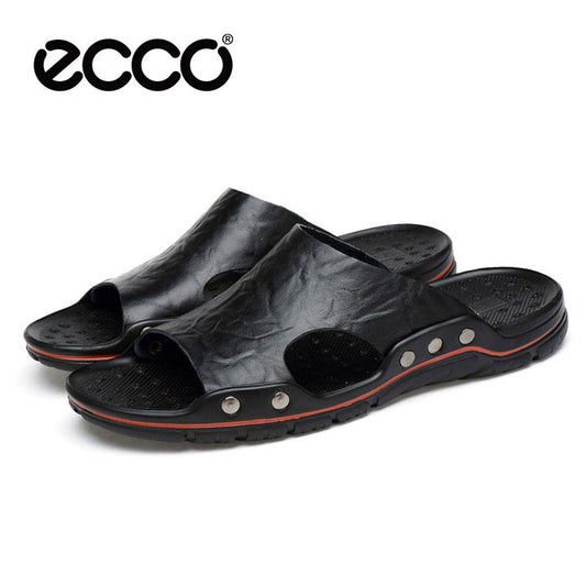 ECCO 2025 Nyári Férfi Bőr Szandál