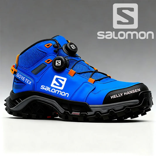 Vandeniui ir pramušimams atsparūs „Salomon“ darbo batai vyrams.