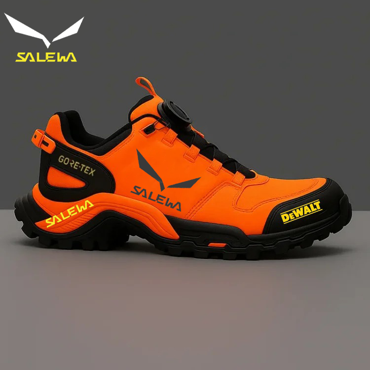 A Salewa® és a DEWALT vízálló és lélegző férfi munka- és túrabakancsai ideálisak munkába és szabadtéri tevékenységekhez.