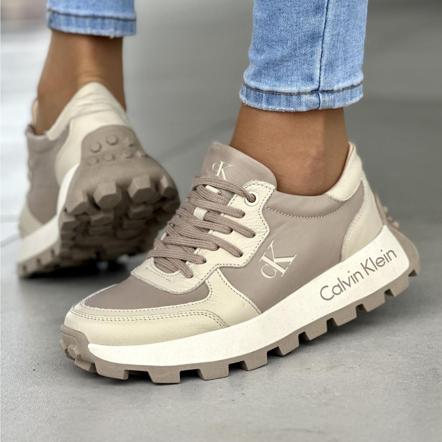 Calvin Klein alkalmi tornacipő, könnyű és légies, természetes bőr finom és puha