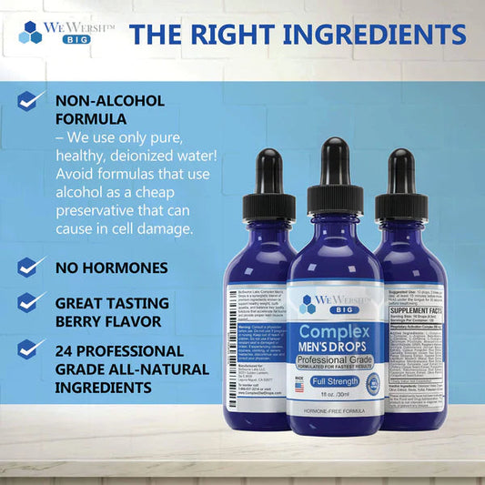 🎁Wewersh® Complex cseppek férfiaknak💥Szupererős változat💥