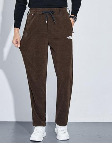 Őszi férfi bő, egyenes sportnadrág