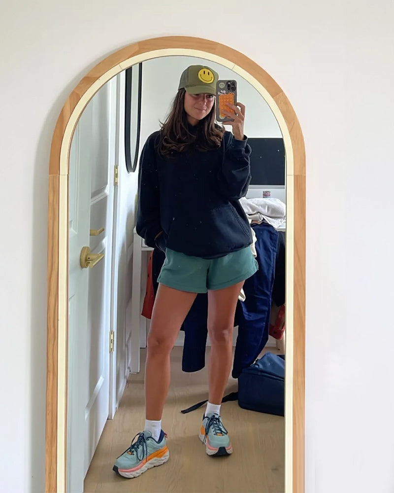 Uniszex, túlméretezett, vállpántos kapucnis kapucnis pulóver