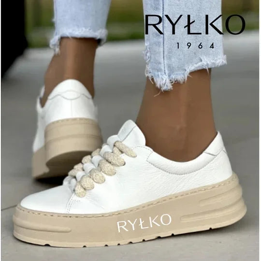 RYLKO® 2025 könnyű, lengyel gyártás, vastag bézs színű talpon
