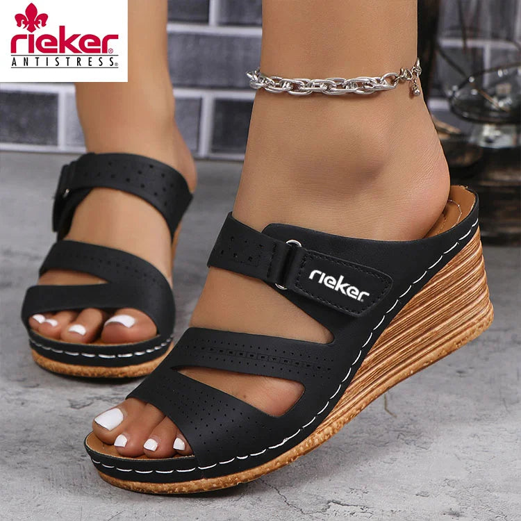 RIEKER@2025 Új elegáns retró korrekciós szandálok