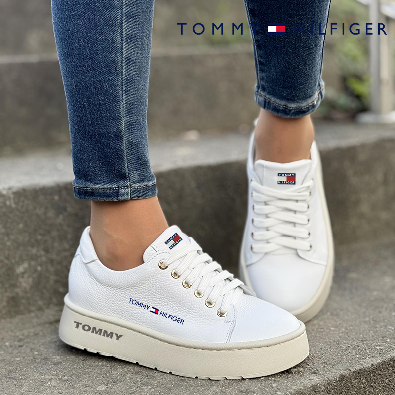 Tommy Hilfiger®2025 Új Női Vastag Talpú Tornacipő