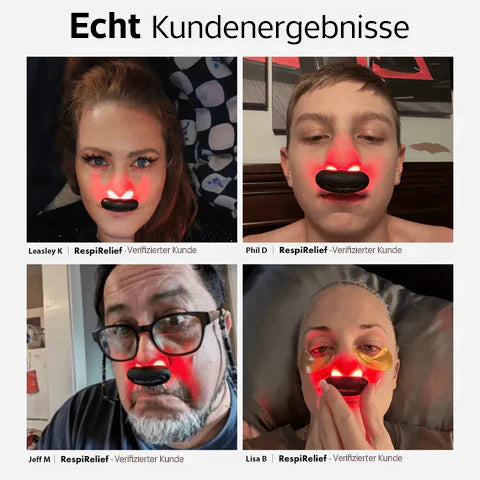 OVEALLGO™ AZONNALI LÉGLEGZŐSÉGI ORRTERÁPIÁS KÉSZÜLÉK VÖRÖS FÉNYEL