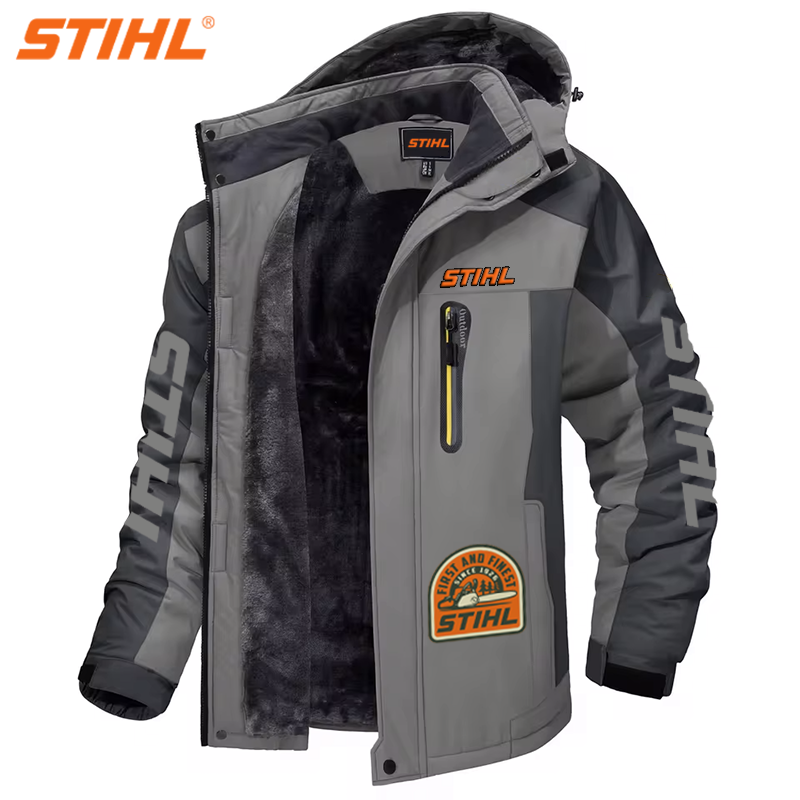 Jaqueta STIHL® 2025 quente, impermeável e corta-vento para outono/inverno, masculina e feminina