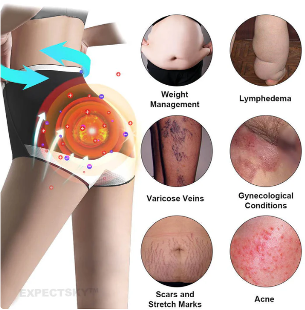 Orvosi minőségű titánszálas önmelegedő turmalin formájú rövidnadrág