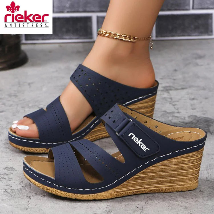 RIEKER@2025 Új elegáns retró korrekciós szandálok