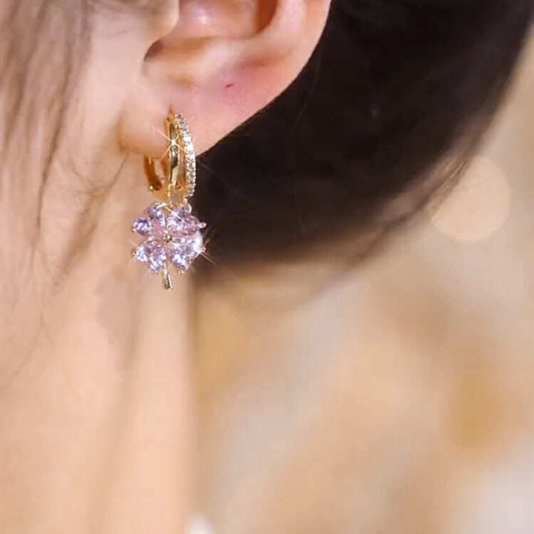 Mágneses nyirokterápiás germánium gránátos fülbevaló