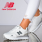 New Balance női retró stílusú hétköznapi cipő.