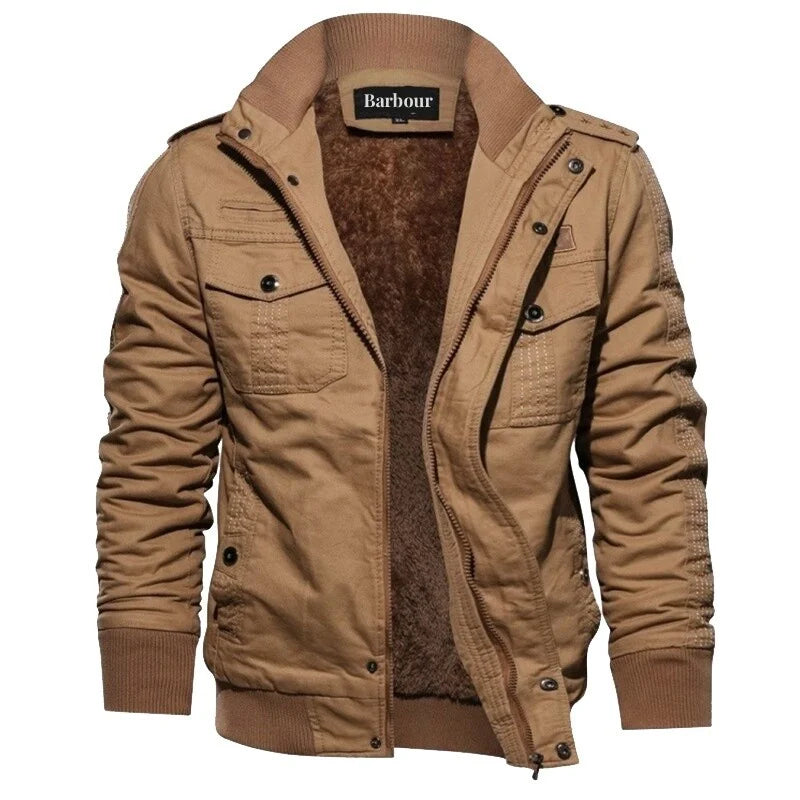 Barbour® férfi téli pamut katonai kabát