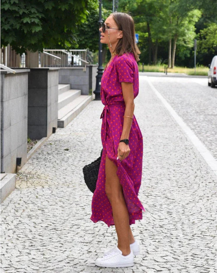 Linda - Virágos nyári ruha