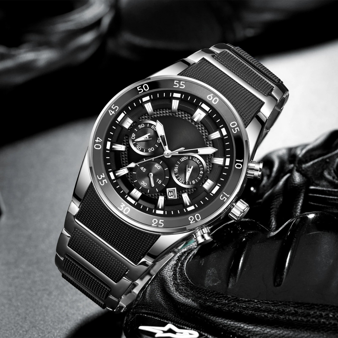 Férfi multifunkcionális vízálló kvarcóra