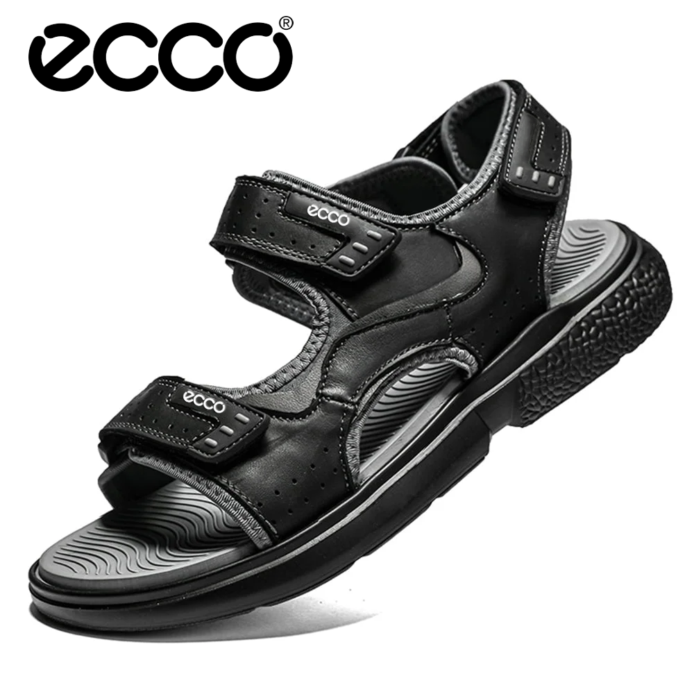 Természetes bőrből készült sportszandál tépőzáras rögzítéssel