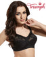 Triumph® 3 darabos szett 💖50% kedvezmény ✨ Női plus size hímzett puha melltartó 2024