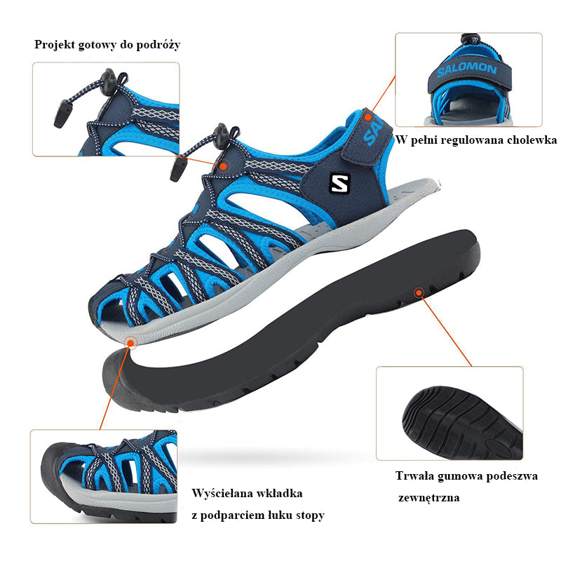 Salomon férfi nyári szandál, tökéletes szabadtéri kalandokhoz