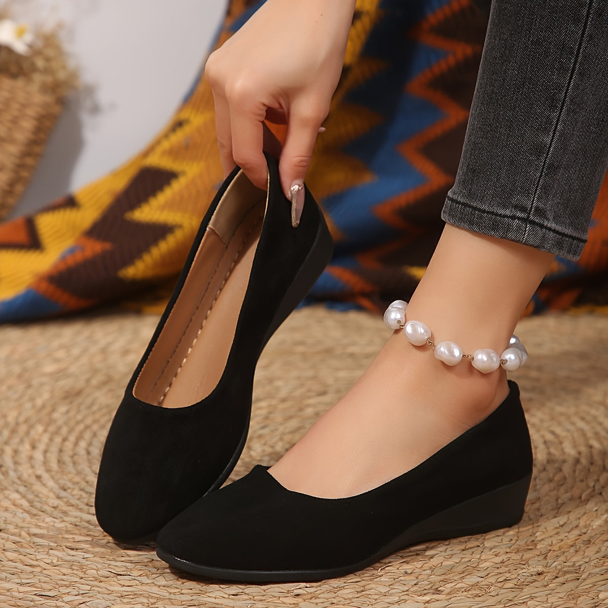 🔥Utolsó napi akció 60% KEDVEZMÉNY 🔥 Kényelmes, könnyű, csúszásmentes, légáteresztő ortopéd lapos cipők nőknek