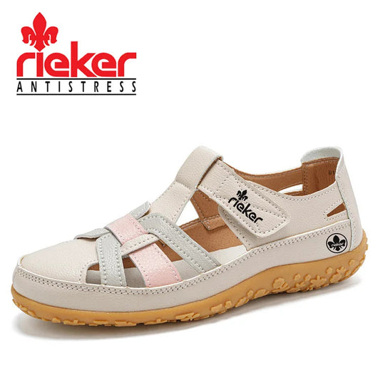 RIEKER®2025 új, puhatalpú, hétköznapi, üreges szandál