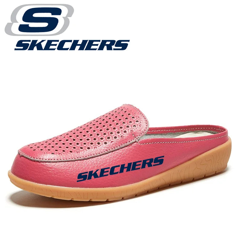 Skechers® női nyitott orrú légáteresztő szandálok