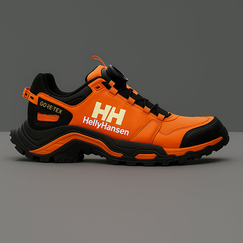 Męskie buty robocze marki Helly Hansen z metalowym noskiem, odporne na stłuczenie i przebicie