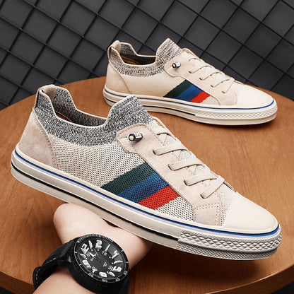 Elegáns Flyknit Flyknit elasztikus színű férfi tornacipő