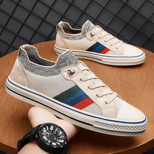 Elegáns Flyknit Flyknit elasztikus színű férfi tornacipő