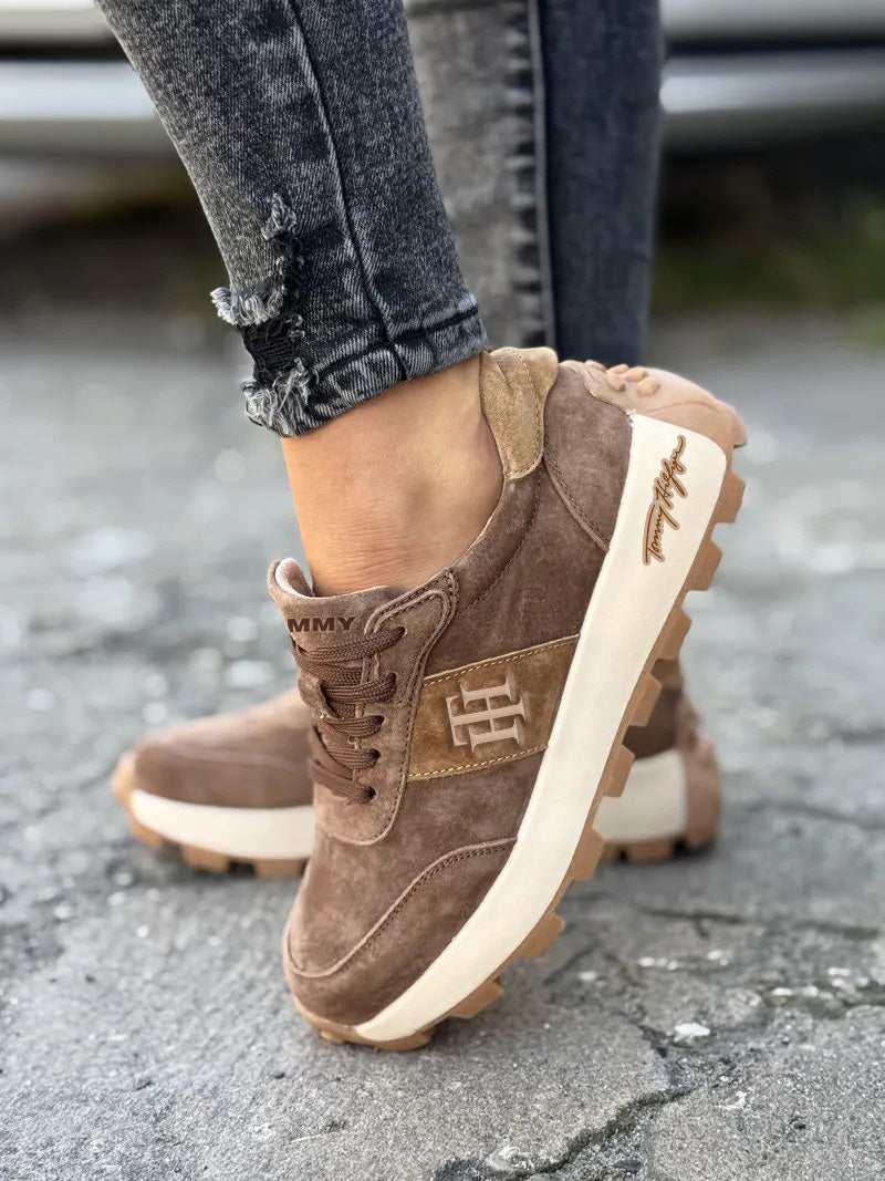 Tommy Hilfiger®Sportcipő, természetes bőr