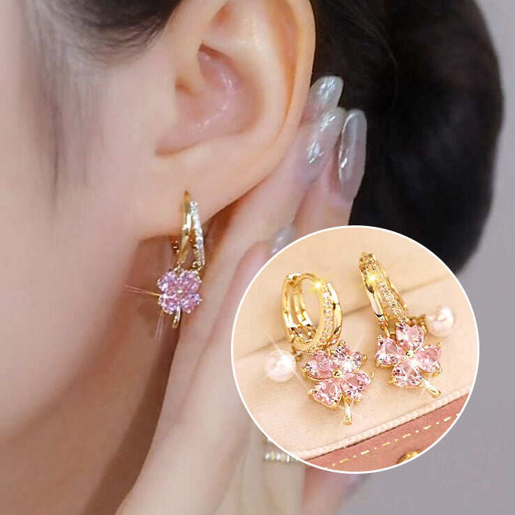 Mágneses nyirokterápiás germánium gránátos fülbevaló