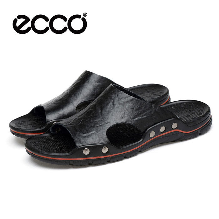 ECCO 2025 Nyári Férfi Bőr Szandál