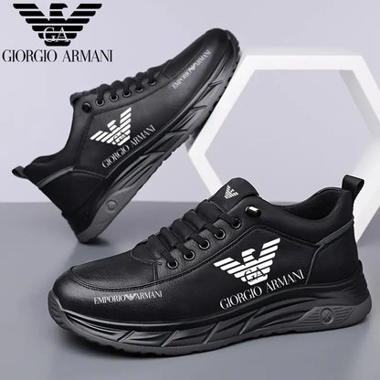 Új 2025-ös Armani férfi bőrcipők