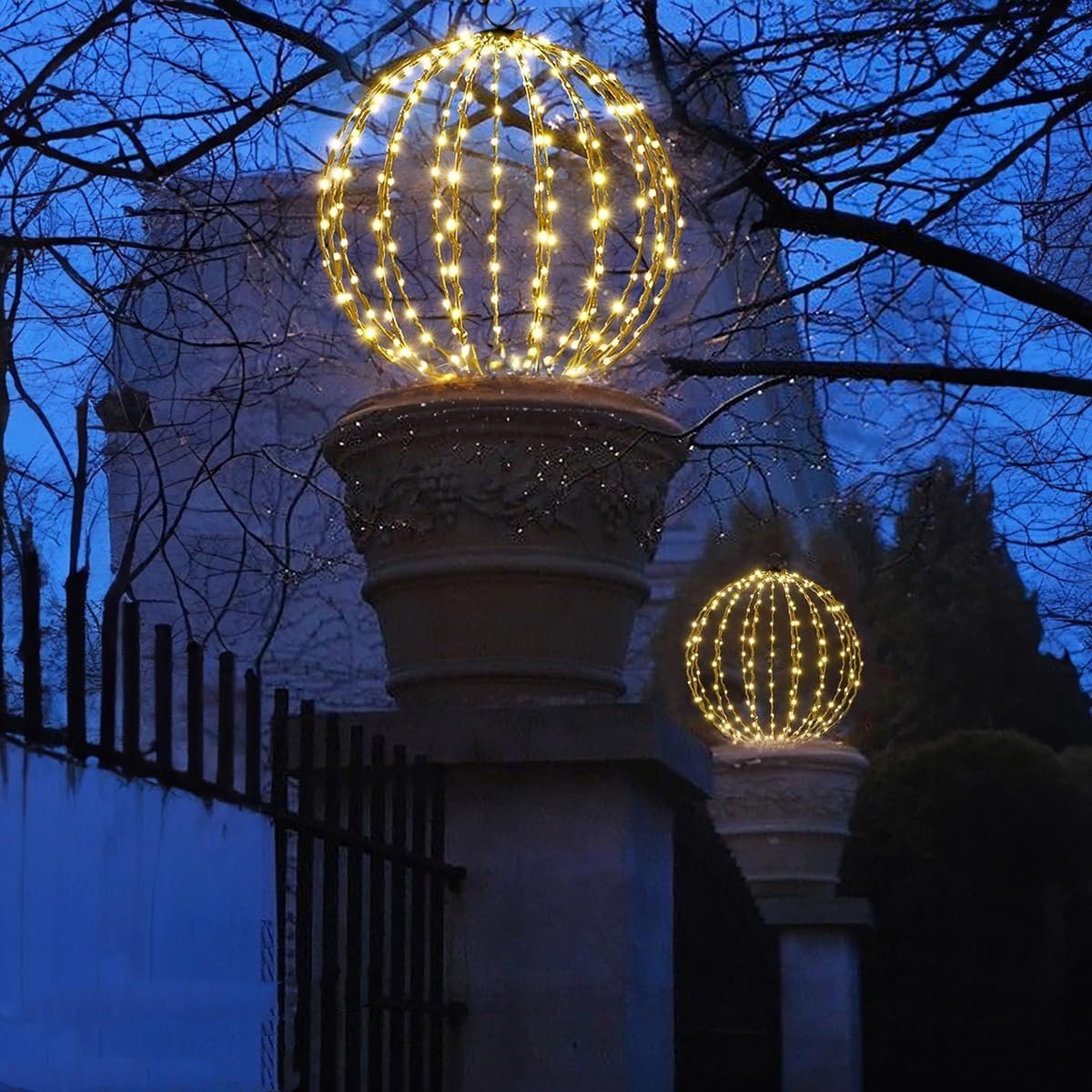 🎅Karácsonyi promóció 2024🔥 Tartós, vízálló, tartós, könnyű és fényes gömblámpa