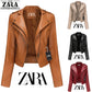 [ZARA]✨Elegáns női bőrkabát, stílusos és kényelmes bármilyen alkalomra.✨