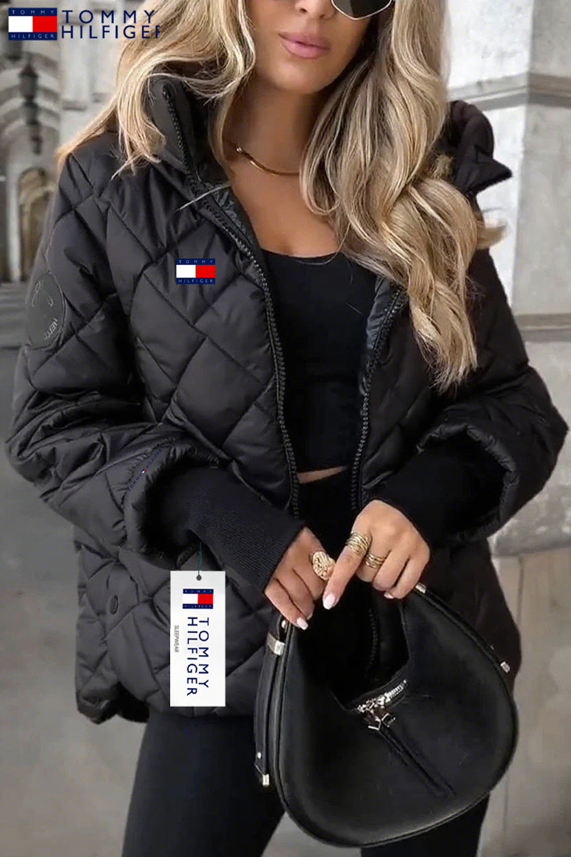 Women's Casual Cotton Hooded Jacket