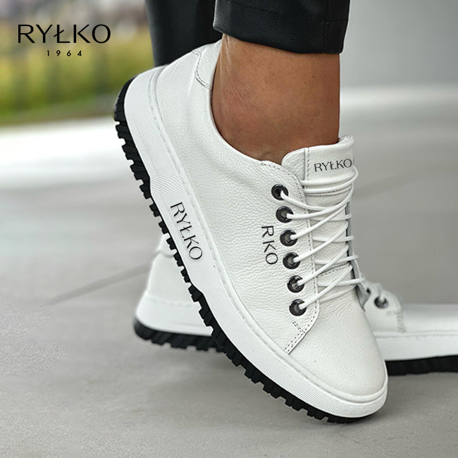 RYŁKO®FEHÉR BŐR LAPOS tornacipő