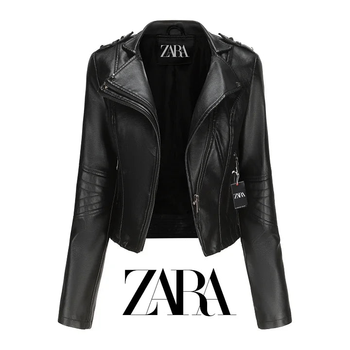 [ZARA]✨Elegáns női bőrkabát, stílusos és kényelmes bármilyen alkalomra.✨