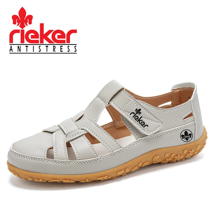 RIEKER®2025 új, puhatalpú, hétköznapi, üreges szandál