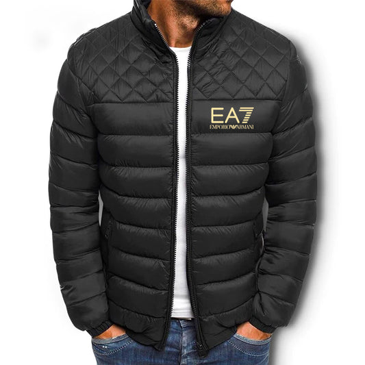 Zimowa męska puchowa kurtka termiczna