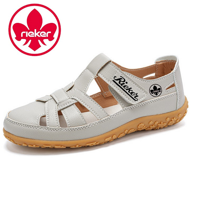 Rieker® női ortopéd szandál bőrből - Új modell kényelmes tartást és légáteresztő kialakítást kínál