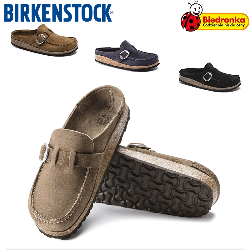 A legjobb női velúr ortopéd masszázscipők BIRKENSTOCK 2025 Buckley