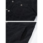 Men's Denim Corduroy Jacket with Wool Lining