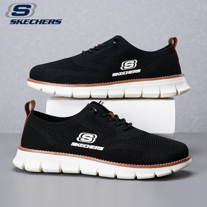 Új Skechers könnyű, fűzős mokaszinok, lezserek, lélegzőek és repülők