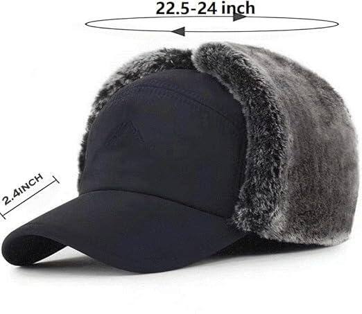 🧢❄️Férfi téli fülkalap csapdázó arcmaszk szőrme repülő repülő hőmeleg hó sísapka