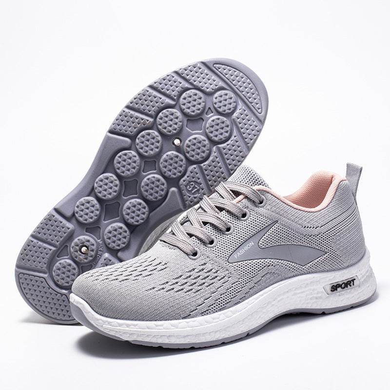 【36-41】 Kényelmes, légáteresztő, csúszásmentes, puha talpú sportcipő