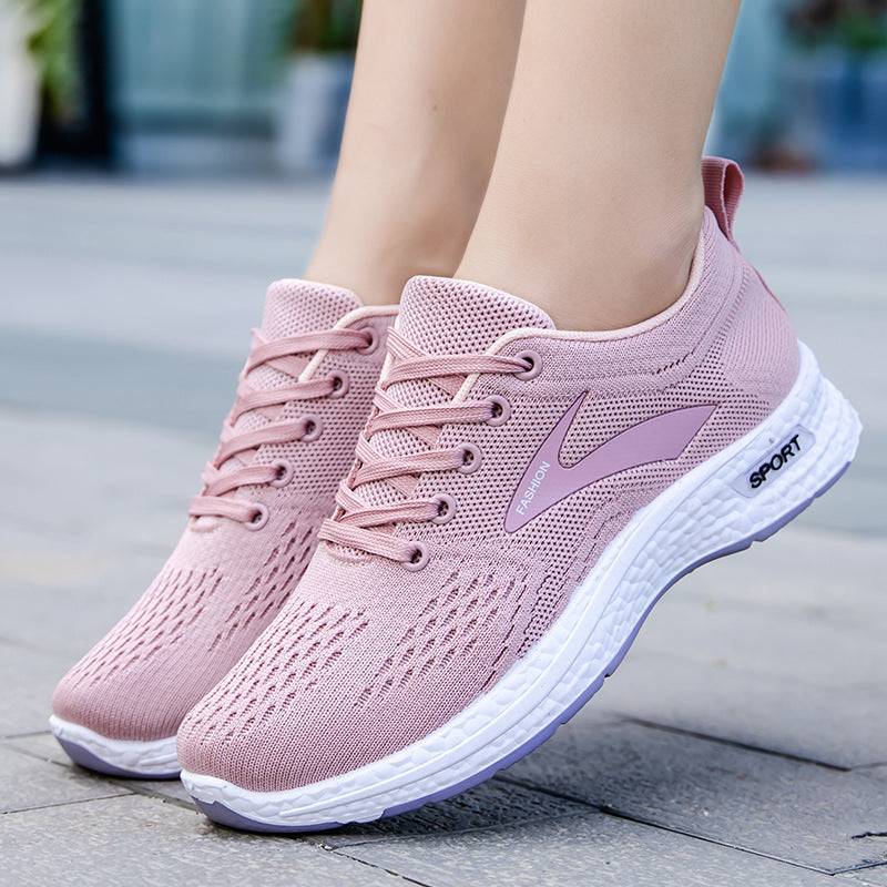 【36-41】 Kényelmes, légáteresztő, csúszásmentes, puha talpú sportcipő