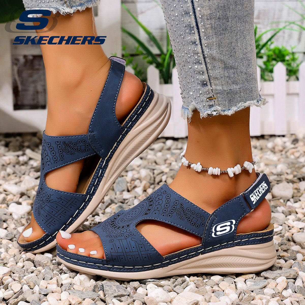 SKECHERS® Hollow strandszandálok