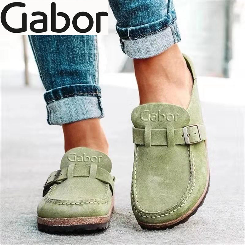 ÚJ NŐI, KEREK LÁBJÚ, ALACSONY SARKÚ, ALKALMAZÁSI SZANDÁL GABOR®